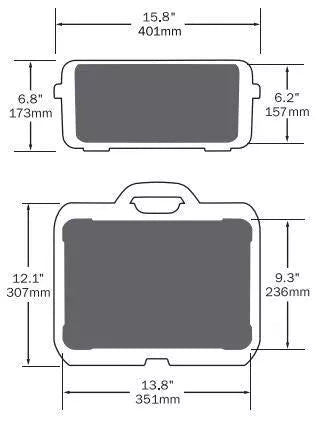 519 Customizable Equipment Case (13.8"x9.3"x6.2")