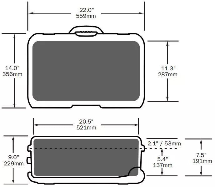 SanDisk Professional (G-Technology) G-RAID Shuttle 4-Bay RAID Array Waterproof Case (Wheeled) - 1 Capacity