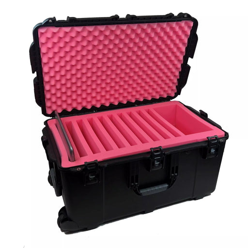 Waterproof, Anti-Static Laptop Case (wheeled) - 10 Capacity